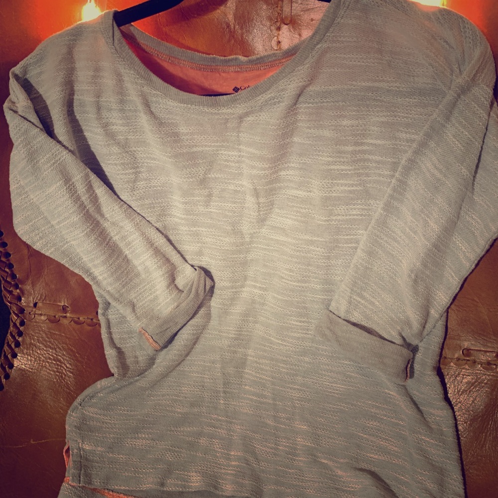 Columbia Half Sleeve knitted sweater